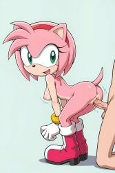 amy rose from sega by teksavart2