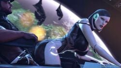 1boy 1girls 3d android animated big_breasts bouncing_breasts breasts cyborg edi erection female huge_breasts jeff_moreau large_breasts male mass_effect mass_effect_3 penis robot sex sitting source_filmmaker unidentifiedsfm video_games