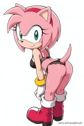 amy rose from sega by teksavart2