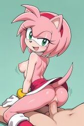 amy rose from sega by teksavart2