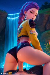 rumi (kpop demon hunters) from kpop demon hunters by rule34lab