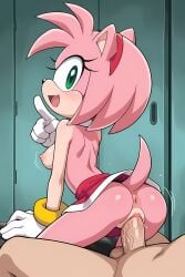 amy rose from sega by teksavart2