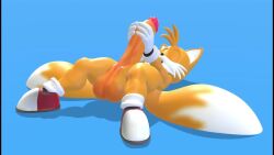1boy 3d 3d_animation animated anthro big_balls big_penis canid canine double_hand_masturbation footwear fox handwear handwear_and_footwear_only hyper_balls hyper_penis male male_only mammal manual masculine masturbation mobian mobian_(species) mobian_fox playbonnie3 sonic_(series) sonic_the_hedgehog_(series) tagme tails tails_the_fox video