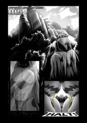 4_arms abs absurd_res antennae_(anatomy) anthro anus arthropod ass bee black_and_white castle cloak clothing comic dialogue english_text female gassy group hectar_(soomir) hi_res hymenopteran insects male monochrome multi_arm multi_limb muscular muscular_anthro muscular_male nude nude_anthro nude_female nude_male presenting presenting_anus presenting_hindquarters scenery shadowed_face silhouetted_face soomir speech_bubble stinger stinger_tail tail tall_male text trio upward_angle