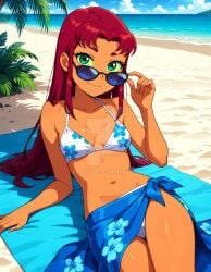 starfire (teen titans) from cartoon network by elryusam