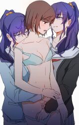 3girls asahina_mafuyu belly belly_button bite bite_mark blush bra breasts breasts_out brown_eyes brown_hair cleavage clothed clothed_female_nude_female clothing completely_naked completely_naked_female completely_nude completely_nude_female cum female_focus female_only fingering fingering_partner fingering_pussy from_behind from_behind_position high_resolution highres masturbating masturbating_other masturbation medium_breasts multiple_females multiple_girls naked navel panties panties_around_legs panties_down panties_removed partially_clothed partially_clothed_female partially_nude partially_undressed project_sekai purple_eyes purple_hair pussy pussy_ejaculation pussy_juice pussy_juice_drip school schoolgirl shinonome_ena squirting tangs86496 thighs threesome tits_out tummy uncensored underwear uniform vaginal_insertion vaginal_penetration vaginal_sex vulva_handjob wet wet_pussy yuri