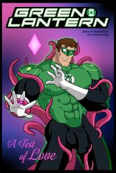 big_cock big_penis caucasian caucasian_male comic dc dcamu dcau english english_text green_lantern green_lantern_(series) green_lantern_corps hal_jordan huge_cock huge_penis justice_league male male_only masked mchlsctt709 muscles muscular muscular_male superhero tentacle tentacles text violet_lantern