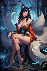 ahri ai_generated default_ahri league_of_legends nine_tailed_fox sexy.ai