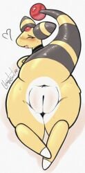 1_toe 2024 2_horns ampharos anus aroused ass ass_up bedroom_eyes black_stripes blissful_mouth blush bodily_fluids body_blush butt_focus digital_media_(artwork) feet_together female feral gem generation_2_pokemon genital_fluids genitals glistening glistening_genitalia glistening_pussy glistening_tail half-closed_eyes head_gem heart_symbol heavy_blush horn innie_pussy llametsul looking_at_viewer looking_back looking_back_at_viewer markings multicolored_body multicolored_horn narrowed_eyes nintendo nude open_mouth plump_labia pokemon pokemon_(species) presenting presenting_hindquarters pussy pussy_blush raised_tail rear_view seductive signature simple_background solo striped_horn striped_markings striped_neck striped_tail stripes sweat tail tail_gem tail_markings tailbutt thick_thighs tongue tongue_out two_tone_body two_tone_horn two_tone_neck two_tone_tail vaginal_fluids white_background white_pussy wide_hips yellow_body