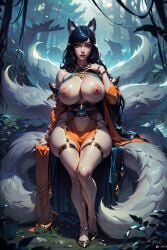 ahri ai_generated league_of_legends nine_tailed_fox sexy.ai