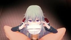 blowjob blowjob_face blowjob_under_mask cum cum_in_mouth cum_on_face cumshot elma03xxx fellatio fellatio_face fellatio_pov fellatio_under_mask kusanagi_nene pov pov_crotch pov_eye_contact project_sekai tagme video