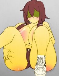 1girls 5hitzzzu big_ass big_breasts black_bra boombita bra brown_hair deltarune female female_only funcu funculicious huge_ass huge_breasts kris_(deltarune) kris_female_(deltarune) large_breasts massive_breasts massive_thighs meatcuteshii pinkbobatoo short_hair shorts sitting sketch skiddioop sneakers stereodaddy thick_thighs undertale undertale_(series) voluptuous voluptuous_female yellow_skin