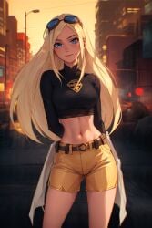 1girls ai_generated blonde_female blonde_hair blonde_hair blonde_hair_female blue_eyes curvaceous curvaceous_body curves curvy curvy_body curvy_female curvy_figure dc dc_comics female female female_only hourglass_figure light-skinned_female light_skin solo solo_female tara_markov teen_titans terra_(dc) voluptuous voluptuous_female