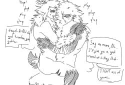 abbie_(fundamental_paper_education) engel_(fundamental_paper_education) fpe_au fundamental_paper_education male male/male male_only male_penetrating moan plap_(sound) plapping
