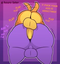anthro anthro_on_anthro anthro_only balls canine catnap catnap_(poppy_playtime) critters_(poppy_playtime) dogday dogday_(poppy_playtime) doggy domestic_cat domestic_dog feline furry furry_only gay grab_the_butt male no_humans orange_fur orange_skin poppy_playtime poppy_playtime_(chapter_3) purple_fur purple_skin sex smiling_critters tagme tunemon