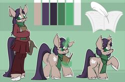 anthro anus ass bbsartboutique book equine eyewear fan_character female friendship_is_magic glasses hooves horn looking_at_viewer mammal my_little_pony pussy unicorn