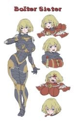 1girls adepta_sororitas blonde_female blonde_hair female rmulderz short_hair sister_of_battle warhammer_(franchise) warhammer_40k