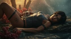 lara croft from tomb raider by leshay7