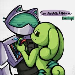 alien alien_humanoid oc original_characters robot text_bubble wireplay