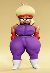 1girls 3d 3d_model ai ai_generated big_ass big_breasts big_butt blonde_hair boots carol_(ok_k.o.!_let's_be_heroes) carol_kincaid female female_focus female_only headband milf mother ok_k.o.!_let's_be_heroes red_headband seductive simple_background solo solo_female tagme thicc thick_ass thick_butt thick_legs thick_thighs voluptuous voluptuous_female vulkyasha_(style) white_boots
