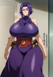 ai_generated fully_clothed highschool_of_the_dead kaina_tsutsumi lady_nagant my_hero_academia tsutsumi_kaina