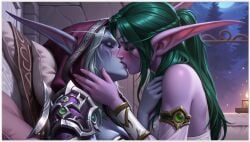 2milfs ai_generated elves female lesbian_couple lesbian_domination lesbian_focus lesbian_kiss lesbian_sex lovers sylvanas_windrunner tyrande_whisperwind world_of_warcraft yuri