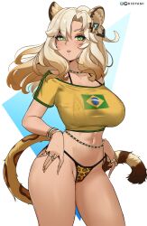 brazilian miku (cosplay) from genshin impact by hioyami