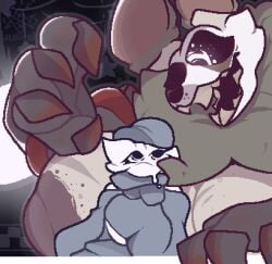 animatronic anon anthro areola big_areola big_breasts big_claws big_dom_small_sub big_hand big_hands big_nipples breasts canid canine chubby claws clothing creepy creepy_face creepy_smile digital_media_(artwork) dominant duo electronics fangs female femboy femboy_on_female five_nights_at_freddy's five_nights_at_freddy's_2 fox fur girly girly_boy hair hi_res horror horror_(theme) huge_areola huge_breasts huge_claws huge_hands huge_nipples hyper hyper_areola hyper_breasts hyper_nipples imminent_sex jr's larger_female machine male male/female mammal mangle_(broken) mangle_(fnaf) mangle_(jr’s) monster nervous nipples nude open_mouth robot scared scared_face scary scottgames security security_guard simple_background size_difference smaller_male smile submissive submissive_male sweater teeth television terror topwear uulitch white_body