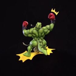 1boy 3d alligator amaaaaaazingpeanut ass balls bara big_penis boxing_gloves brok_(brok_the_investigator) brok_the_investigator cel_shading cum male male_only moobs necklace nipples penis puffy_nipples solo tagme video video video_games