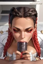 ai_generated blowjob deepthroat eye_contact fellatio female huge_cock loba male male/female no_sound oral oral_sex penis pov pov_male sucking sucking_penis tagme video