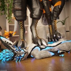 1:1 3d_(artwork) absurd_res animal_genitalia animal_penis anthro anthro_on_anthro arms_tied arms_tied_behind_back balls biped black_body black_boots black_claws black_clothing black_footwear black_fur black_shoes blender_(artwork) blender_cycles blue_body blue_fur blue_penis bondage bondage boot_on_penis boots bottomwear bound canid canine canine_genitalia canine_penis canis claws clothing cock_and_ball_torture crush daztilization depth_of_field digital_media_(artwork) dominant dragonplayer dragonplayer_(character) erection feet foot_fetish foot_on_chest foot_on_head foot_on_neck foot_on_penis foot_play footwear fox fur genital_torture genitals goth_boots grey_body grey_fur group hair hi_res hindpaw inside jacket jex jexouium knot leather leather_boots leather_bottomwear leather_clothing leather_footwear leather_jacket leather_pants leather_topwear legs_tied living_room lying lying_on_ground male male/male mammal multicolored_body nardoragon nude on_ground on_one_leg open_mouth orange_body orange_fur pain pants pawpads paws penis penis_squeeze reflection rexouium sex shoes slim slim_anthro slim_male slim_sub smile standing standing_on_another standing_on_head standing_on_penis stepped_on submissive submissive_male tail teeth toe_claws toes topwear torture trampling trio white_body white_fur