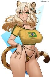 brazilian miku (cosplay) from genshin impact by hioyami