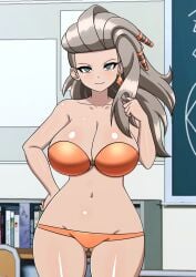 1girls female nintendo pokemon professor_sada_(pokemon) solo solo_female tagme yensh