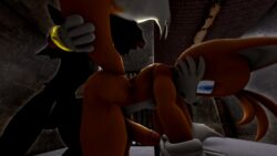 2016 3d anal anal_sex animated anthro balls canine darksorm duo erection fox hedgehog male mammal penetration penis sex shadow_the_hedgehog sonic_(series) tails yaoi