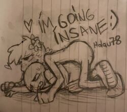 artist_signature circle_head crossover doggy_style domination gay help holau78 my_art non-human parody raped self_upload shmorky sketch stonetoss toony traditional_art twitter unhappy what