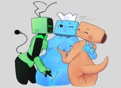 boob_squish breast_grab dandy's_world dandys_world enjoying naked roblox roblox_game shelly_(dandy's_world) tail threesome tisha_(dandy's_world) tokkiperiwinkle tv_head vee_(dandy's_world) yuri