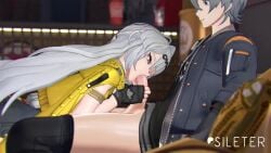 1boy 1girls 3d_animation animated blowjob clothed clothed_female clothing deepthroat fellatio female kissing_penis male partially_clothed partially_clothed_male sileternsfw tagme video wise_(zenless_zone_zero) yi_xuan_(zenless_zone_zero) yixuan_(zenless_zone_zero) zenless_zone_zero
