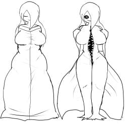 2girls big_breasts breasts enigi09 female female_focus female_only huge_breasts tagme