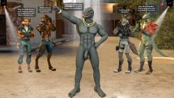 16:9 4k absurd_res anthro bodily_fluids body_control boogie_bomb canid canine canis dancing dire_(fortnite) disco_ball doom's_eye dragon dried_nasal_mucus embarrassed embarrassed_male english_text epic_games fennix_(fortnite) flaccid forced forced_dancing fortnite fox genitals group hi_res humanoid humiliation hybrid_(fortnite) komodo_dragon lizard male mammal meteorsmash monitor_lizard muscular muscular_anthro muscular_male mythological_canine mythological_creature mythological_scalie mythology nude penis profanity public public_exposure public_humiliation public_nudity reptile scalie snot text thunder_(fortnite) wendell_(fortnite) werecanid werecanine werecreature werewolf widescreen wolf