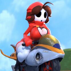 3d 3d_animation animated boob_window boots jiggle jiggling_ass jiggling_breasts leggings looping_animation mario_(series) mario_kart mario_kart_8 mask masked masked_female racing red_clothing shy_gal thighhighs