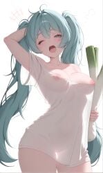 hatsune miku from vocaloid by shittyaistuff