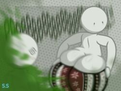 anon big_ass big_butt blush fart fart_cloud fart_fetish farting farting_at_viewer farting_in_face fat_ass fat_butt forbidden_pants male male/male male_only mouse_(sci-salandre) nonnie_(sci-salandre) onomatopoeia sci-salandre simple_background surprised sweat sweatdrop sweating sweaty