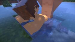 1femboy 2boys ass ass_fuck blue_eyes butt_sex erection_while_penetrated femboy forest forest_background gay happy_femboy lewdnikko male_on_male minecraft no_sound sex_in_water tagme unseen_male_face video wet_body