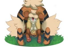 animal_genitalia animal_penis anthro arcanine balls bodily_fluids breasts canid canine canine_genitalia canine_penis canis cum doggy_style domestic_dog duo female feral fox from_behind_position fur generation_1_pokemon genital_fluids genitals gnolub hi_res male male/female mammal nintendo paws penis pokemon pokemon_(species) pussy rear_view sex tail vaginal_penetration vulpix zoophilia