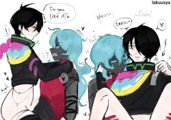 bondage draco_(brawl_stars) edgar_(brawl_stars) emo femboy gay gay_sex manipulation