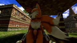 2016 3d anal anal_sex animated anthro balls canine darksorm duo echidna erection fox furry_tail knuckles_the_echidna male mammal monotreme multiple_tails nude penetration penis sex sonic_(series) tail tails yaoi