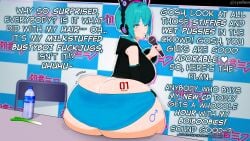 1boy alternate_version_available ass ass_bigger_than_head ass_focus big_ass big_butt blue_eyes blue_hair bottom_heavy bubble_butt busty_boy clothing curvaceous curvy curvy_figure cyshen dat_ass dialogue dirty_talk english_text femboy gender_symbol genderswap_(ftm) girly hatsune_miku headphones heart huge_ass male male_only male_with_breasts microphone mostly_nude one_eye_closed onomatopoeia rule_63 short_hair solo solo_male sweat sweating sweaty sweaty_butt text thick_thighs tongue tongue_out vocaloid voluptuous voluptuous_male wide_hips wobbling_ass