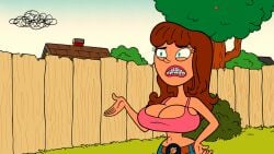 big_breasts breasts cartoon_network female female_focus female_only huge_breasts navel screenshot_edit sl8d3 tagme uncle_grandpa