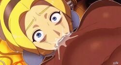 1boy 1girls 2d 2d_(artwork) 2d_animation :>= aged_up all_the_way_to_the_base animated animation big_eyes blonde_hair blowjob blowjob_face blue_eyes choking choking_on_cock cock cum_in_mouth cum_inside d-art dark-skinned_male deepthroat dress eyebags fellatio female female_focus femsub interracial irrumatio long_hair long_penis looking_at_viewer looped_animation looping_animation makeup_running male maledom maria_robotnik on_knees oral penis pov rape sega small_pupils solo_female sonic_(series) sonic_adventure_2 sonic_the_hedgehog_(series) sound sound_effects tagme throat_fuck twitter_link veins veiny veiny_penis video voice voice_acted