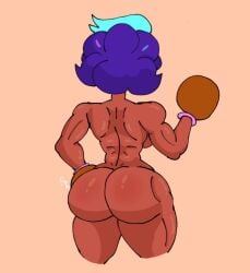 1girls bapzey_bot_(artist) brawl_stars rosa_(brawl_stars)